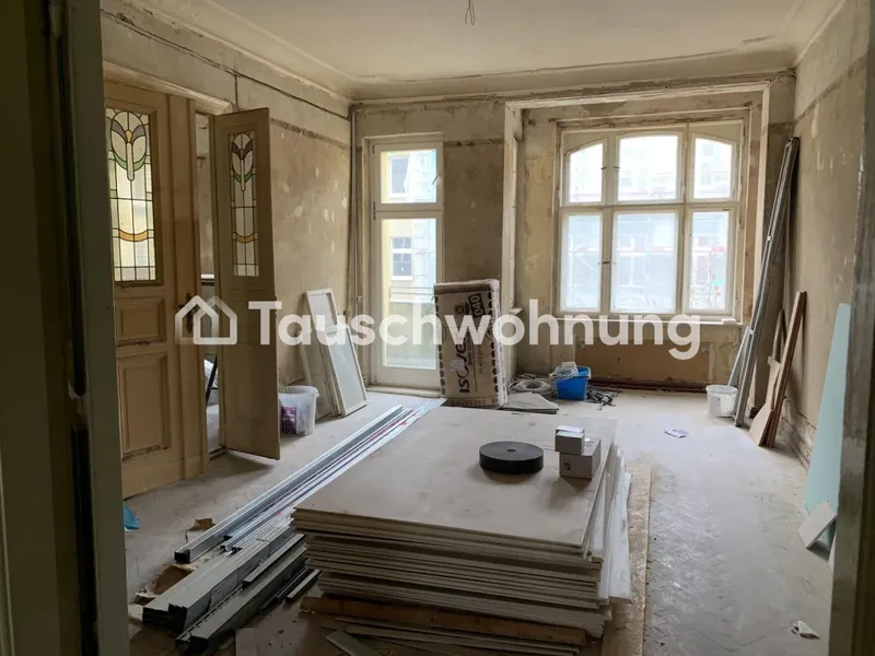 Tauschwohnung: renovierte Altbauwohnung mit großer Küche, Gemeinschaftsgart — photo 1